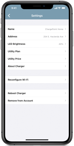 ChargePoint-App-Settings ChargePoint-App-Settings